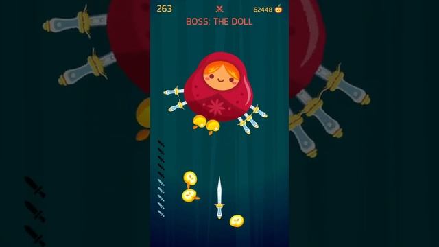 Как пройти босса The Doll (Матрёшка) | Knife Hit смотреть онлайн