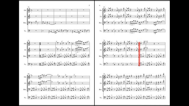 "MADIBA" - for Oboe, Clarinet, Bassoon and Cello (a small tribute to Nelson Mandela) смотреть онлайн