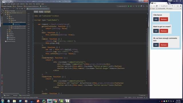 React JS Tutorials for Beginners 12 Passing Function as Props смотреть онлайн