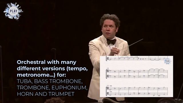 GUSTAVO DUDAMEL conducts LA PHIL: Mars (G. Holst) 🌕🪐💫 Orchestral accompaniment for brass! 👇 смотреть онлайн
