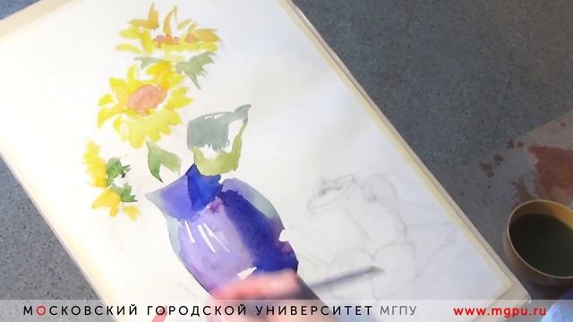 Акварельный натюрморт / Школа художника для детей и взрослых — МГПУ смотреть онлайн