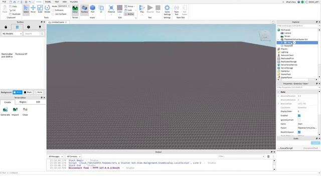 Как сделать ?StaminaBar? в Roblox Studio! смотреть онлайн