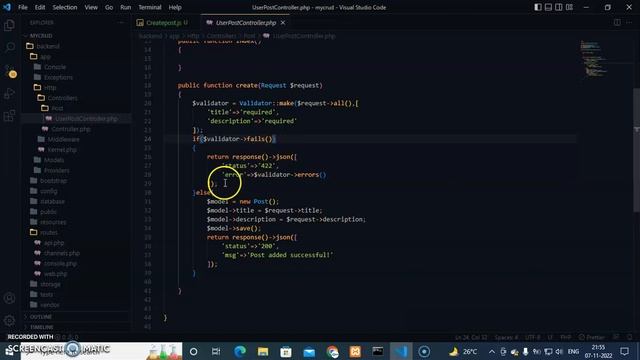 ? React js form validation | React & Laravel CRUD application | 05 | React js tutorial in hindi смотреть онлайн