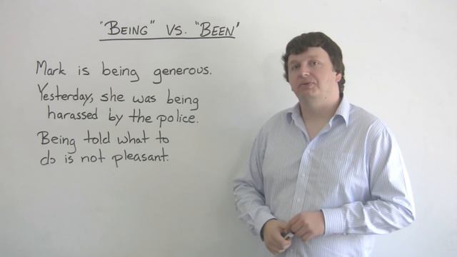 English Grammar - BEING & BEEN смотреть онлайн