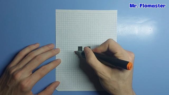 Как Рисовать Тыкву на Хэллоуин ? - Рисунки по клеточкам / How to Draw a Pumpkin for Halloween ? смотреть онлайн