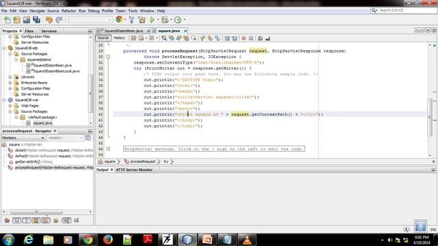 Creating Stateless Session Bean (EJB) Using NetBeans 7.4 смотреть онлайн