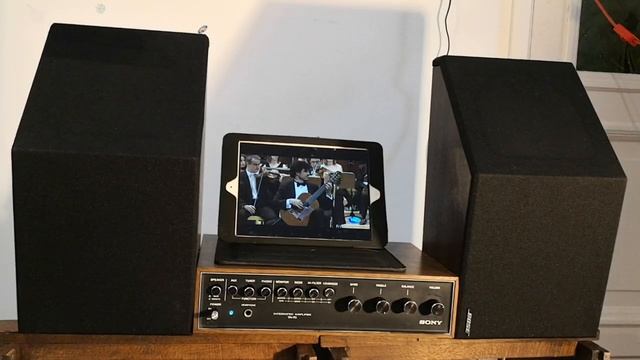 Bose 201 Direct Reflecting with Sony TA-70 Amplifier by playing Adagio by Joaquin Rodrigo II смотреть онлайн
