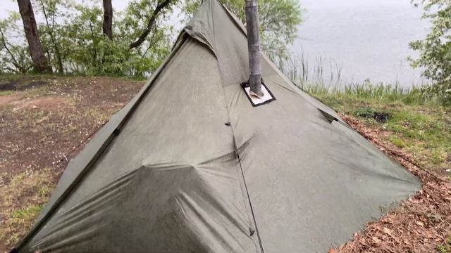 Solo Camping • Camping in Real Heavy Rain, Rainstorm Thunderstorm • Relaxing Sound of Rain -ASMR смотреть онлайн