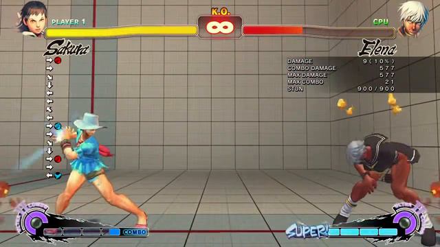 USF4 Sakura Elena-Specific Combo смотреть онлайн