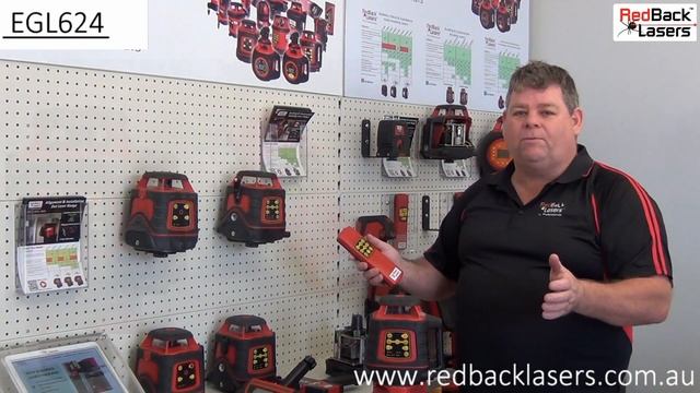 RedBack Lasers EGL624 Dual Grade Rotating Laser смотреть онлайн