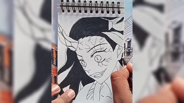 How to draw Nezuko | how to draw Nezuko Kamado | demon Slayer смотреть онлайн