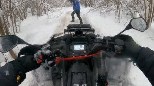 Квадроцикл зимой