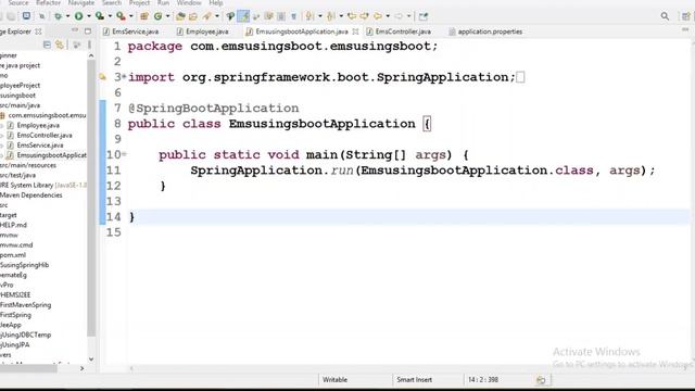 SPRING BOOT || EMPLOYEE MANAGEMENT SYSTEM CRUD OPERATION WITHOUT REPOSITORY IN SPRING BOOT || PART- смотреть онлайн