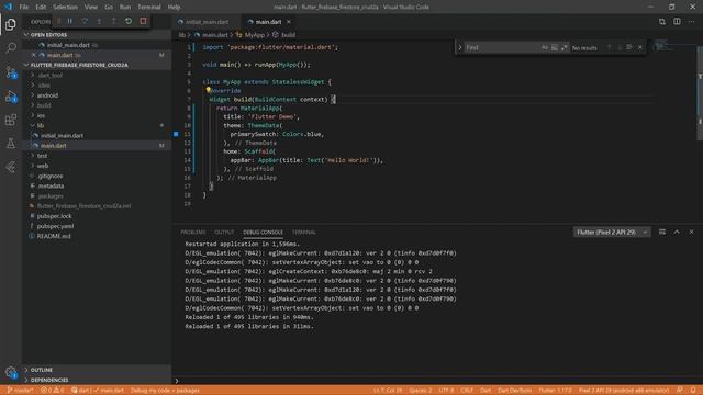 04-02 MaterialApp - Flutter, Firebase Auth and Firestore CRUD Tutorial смотреть онлайн