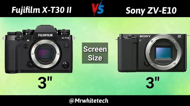 Fujifilm X-T30 II Vs Sony ZV-E10 смотреть онлайн