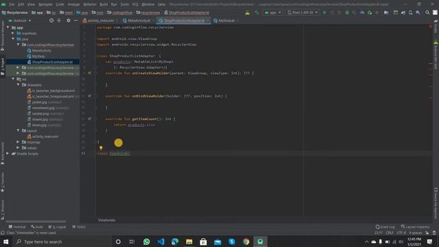 Recyclerview in Kotlin смотреть онлайн
