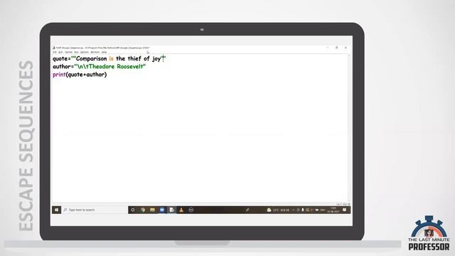 What are Escape Sequences in Python? (Tamil) смотреть онлайн