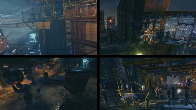 CAM; Batman; Arkham Knight; Oracle Falling Scene At Different Angles смотреть онлайн