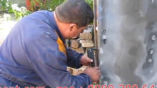 Изработка и монтаж на метална врата на грунд смотреть онлайн