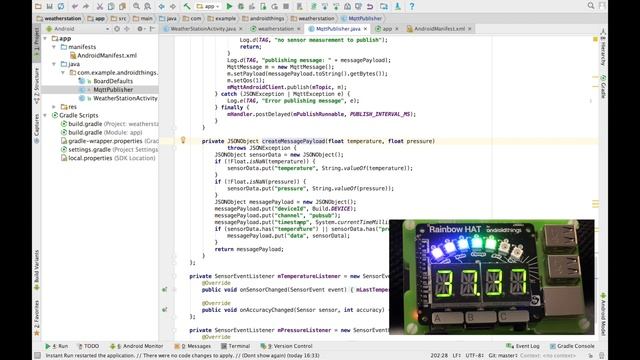 Using MQTT and Eclipse Paho in Android Things смотреть онлайн