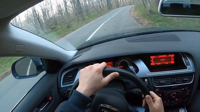 Audi A4 B8 1.8 TFSI -POV Drive/walkaround/engine (The top of Volkswagen) смотреть онлайн