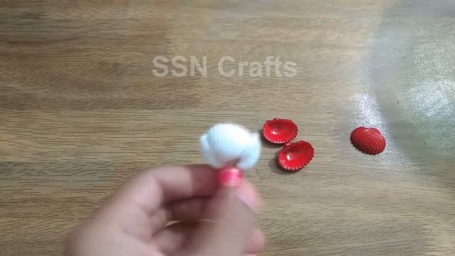 How to make shell flowers DIY/Making shell crafts/ flowers shell idea/Seashell crafts смотреть онлайн