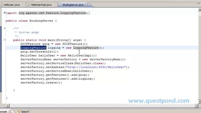 J2EE/Core Java/Apache CXF interview questions: - Explain various feature in Apache CXF? смотреть онлайн