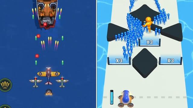 Mob Control vs 1945 Airplane shooting games смотреть онлайн