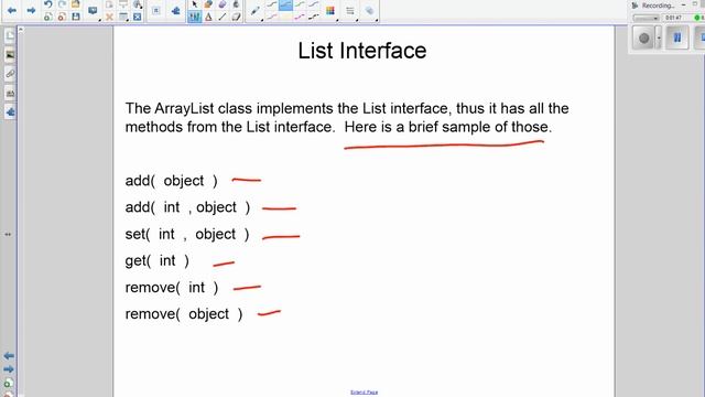 List Interface смотреть онлайн
