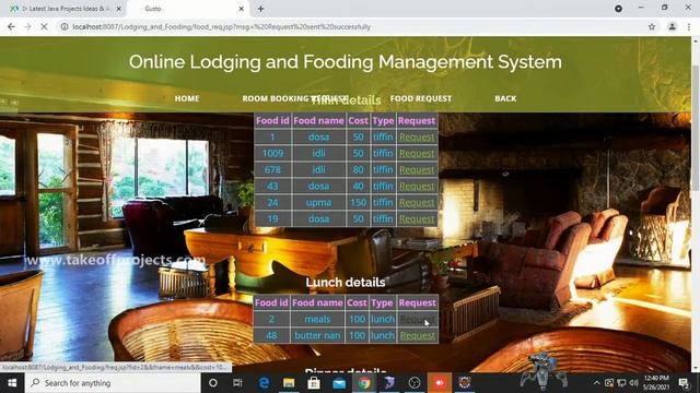 Online Lodging and Fooding Management System | Java Web Application Projects | Java Projects смотреть онлайн