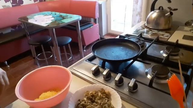 Куриная отбивная фаршированная грибами смотреть онлайн