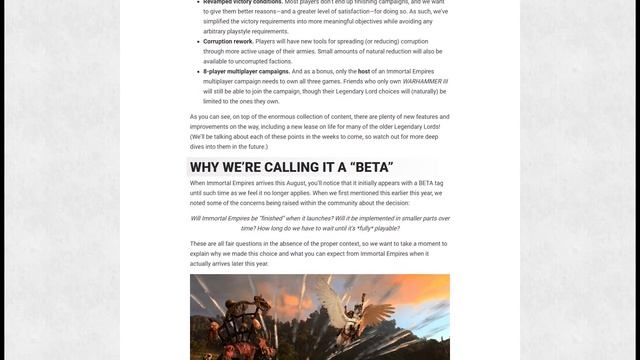 Бессмертные Империи (официальные новости) Total War Warhammer 3 смотреть онлайн