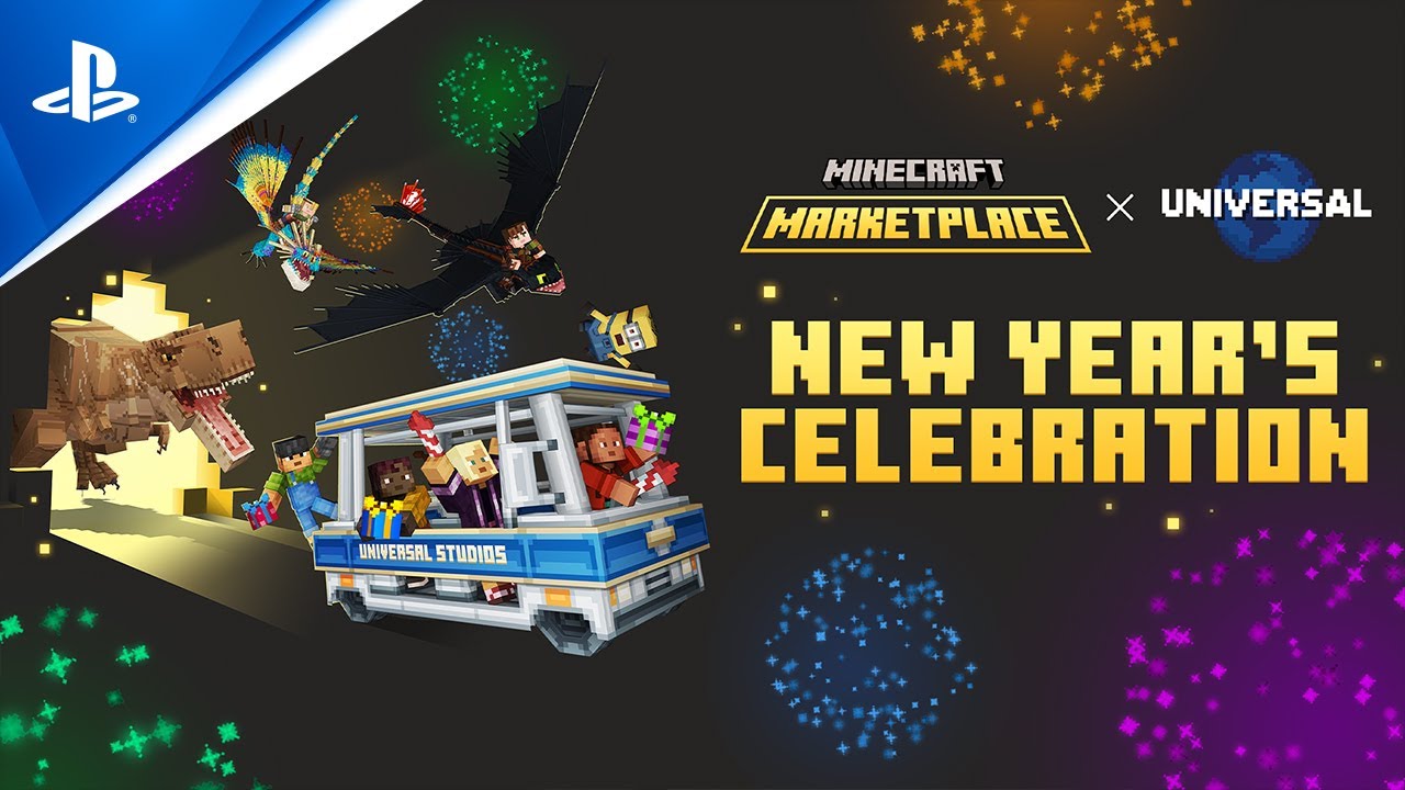 Minecraft - Universal New Year's Celebration Launch Trailer PS4 Games смотреть онлайн