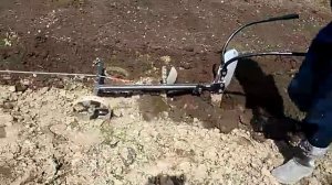 вспашка огорода мотолебедкой