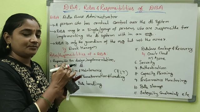 DBMS||DBA and His Responsibilities||DBMS Both in Telugu And English||Telugu Scit Tutorial смотреть онлайн