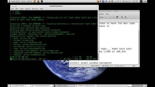 How to install Avant Windows Navigator in Centos смотреть онлайн