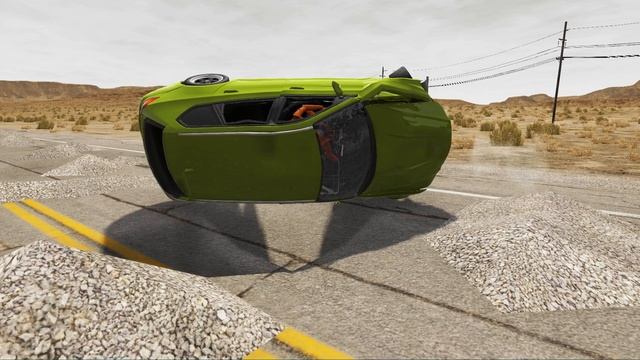 Не заметил знак - "Ремонт дороги"☠#beamngdrive смотреть онлайн