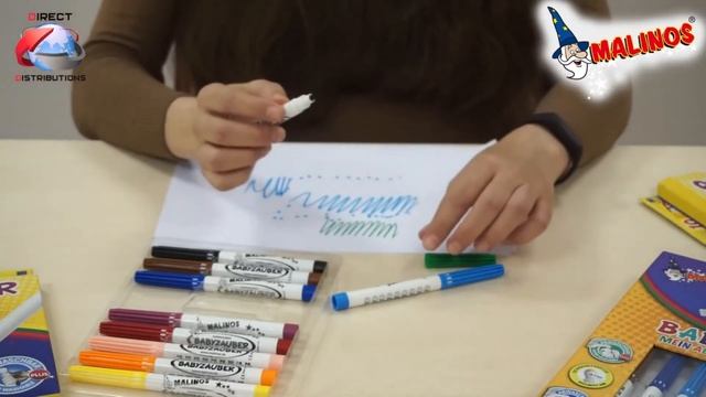 MALINOS Babyzauber фломастеры на водной основе для малышей смотреть онлайн