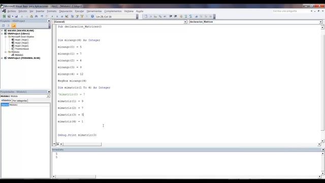 VBA Excel Matrices de una dimensión Vídeo 6 смотреть онлайн