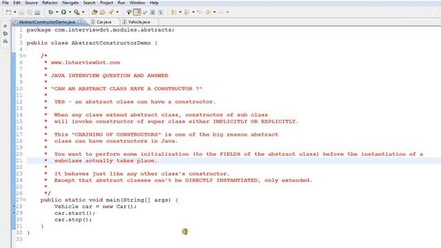 CAN AN ABSTRACT CLASS HAVE A CONSTRUCTOR TAMIL DEMO смотреть онлайн