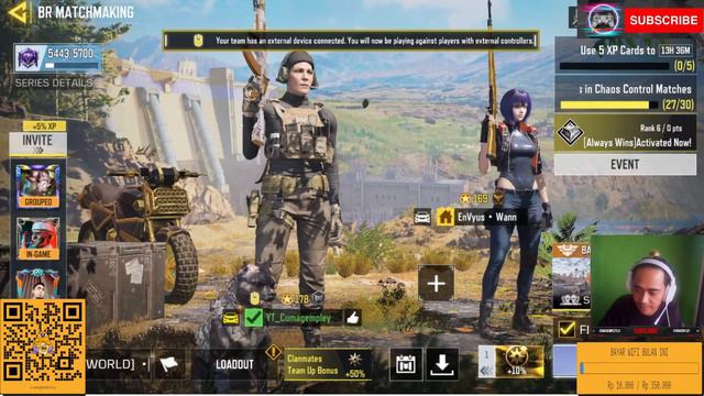 🔴PUSH RANK WAR CLAN , OPEN MEMBER COD MOBILE | ANDROID EMULATOR #4 смотреть онлайн