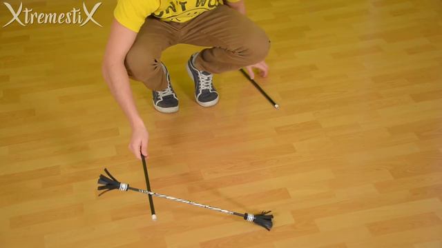 Flowerstick/ Devilstick Tutorial #2 (One-handed Spin) смотреть онлайн