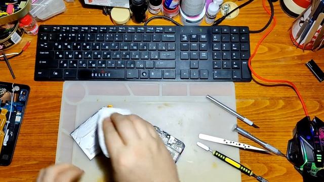 ремонт Самсунг Галакси, а 10 замена дисплейного модуля. смотреть онлайн