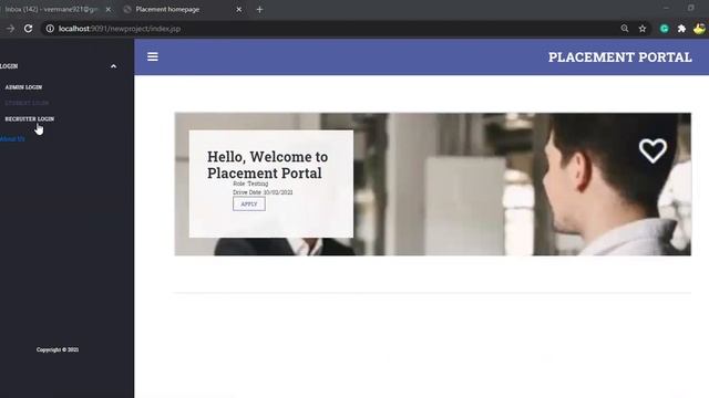 Placement Management System | Web Application | Java , JSP, MySql, JDBC смотреть онлайн