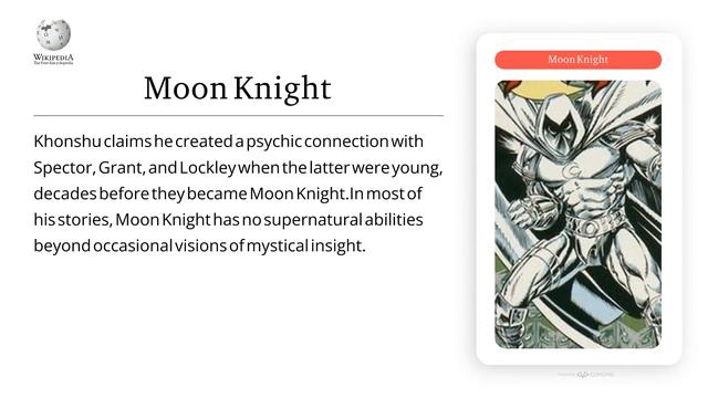 Moon Knight Wikipedia by Comovid platform смотреть онлайн