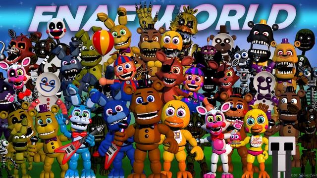 FNAF WORLD - Five Nights At Freddy's 4 - МИЛЫЙ ФОКСИ смотреть онлайн