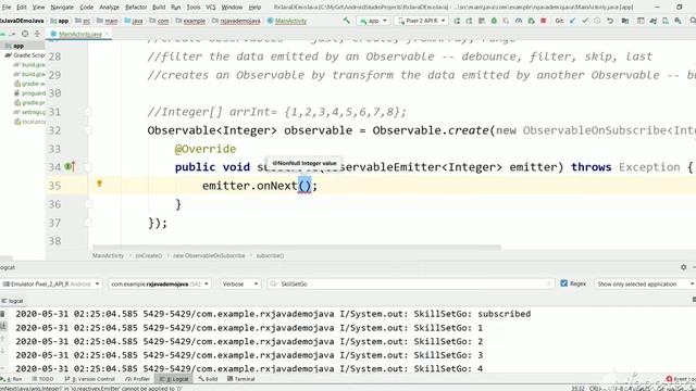 Create operator to create observable. RxJava tutorial part 7. смотреть онлайн