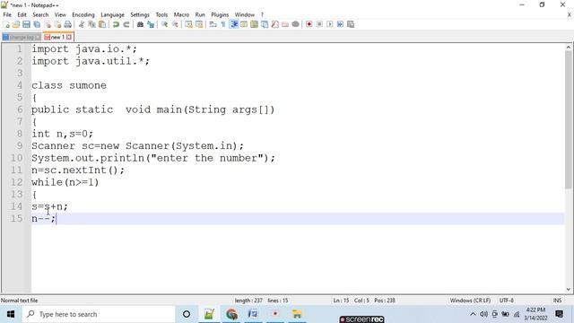 JAVA PROGRAM TO FIND SUM OF N NATURAL NUMBER смотреть онлайн