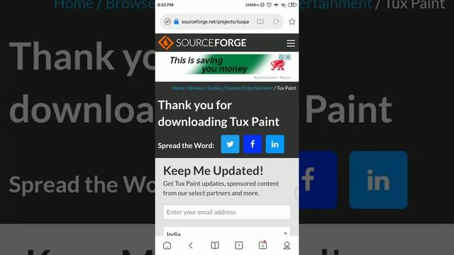 Tux Paint Installing in Mobile смотреть онлайн