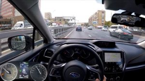 Subaru XV -  POV TEST DRIVE. Fast City Driving